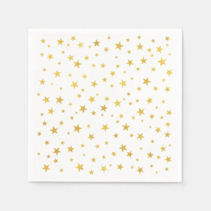 Small Random Gold Stars Patroon Servet