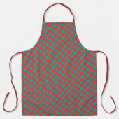 Small Red Green Pattern All-Over Print Schort (Voorkant)