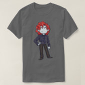 Small Redhead Vampire T-shirt (Design voorkant)