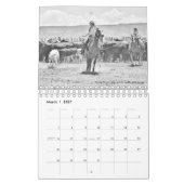 Small Rocking Lazy A Black and White Agenda 2017 Kalender (Mar 2027)