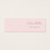 Small Roze Script Stud die de Kaart van de Vertoni (Voorkant)