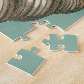 Small Shell Trio op Blauwgroen Legpuzzel (Zijkant)