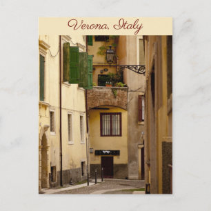 Small, Side Street in Verona Briefkaart