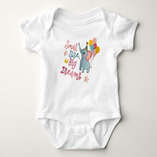 Small Size, Big Dreams! Romper (Voorkant)