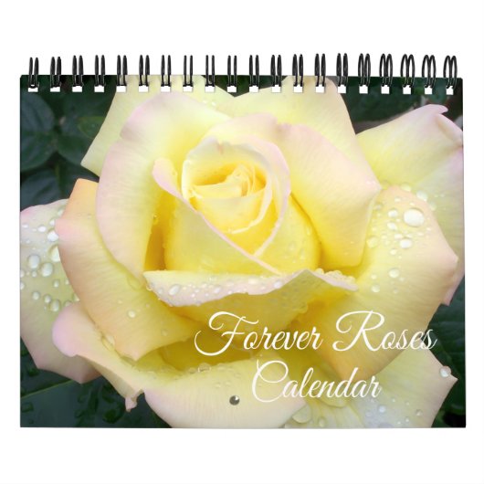 Small Size Forever Roses Calendar Kalender (Hoes)