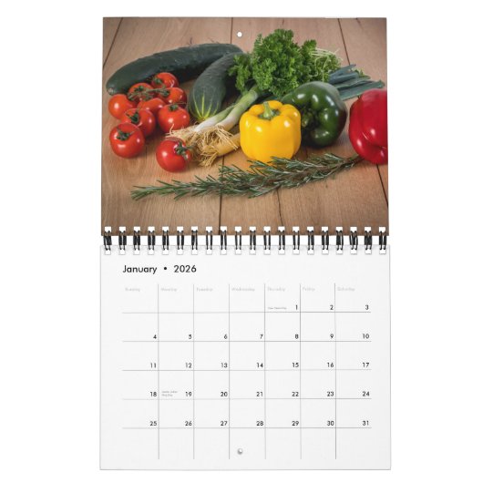 Small Size Herbs & Spices Calendar Kalender (Jan 2026)