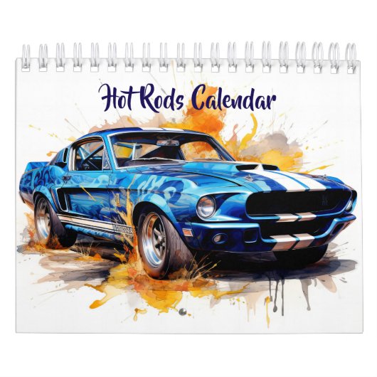 Small Size Hot Rods Calendar Kalender (Hoes)