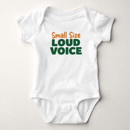 Small Size Loud Voice Romper (Voorkant)