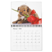 Small Size Puppy Love Calendar Kalender (Feb 2026)