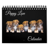 Small Size Puppy Love Calendar Kalender (Hoes)