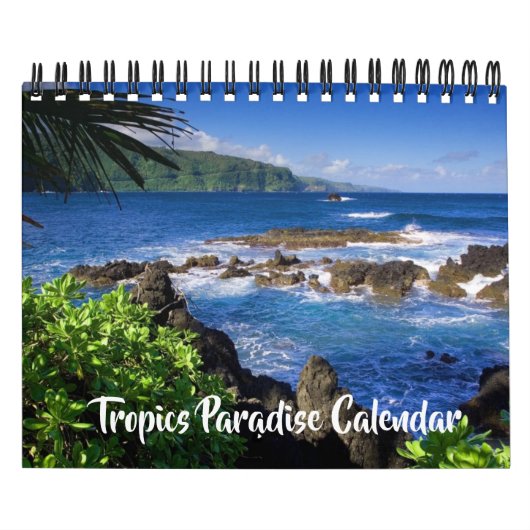 Small Size Tropics Paradise Calendar Kalender (Hoes)