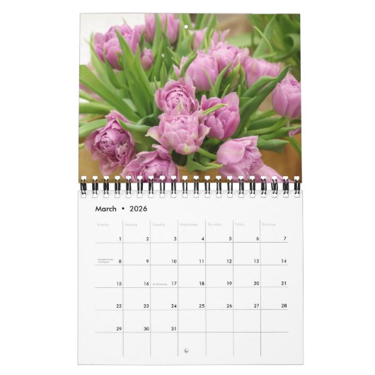 Small Size Tulips Calendar Kalender (Mar 2026)