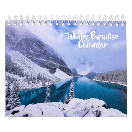 Small Size Winter Paradise Calendar Kalender (Hoes)
