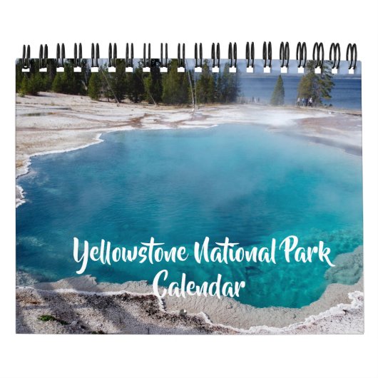 Small Size Yellowstone Park Calendar Kalender (Hoes)