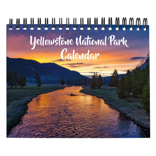 Small Size Yellowstone Park Calendar Kalender (Hoes)
