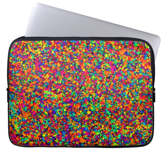 Small Splatter - Laptophoes Laptop Sleeve (Voorkant)