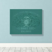 Small Steps, Big Adventures - A Hobbit Life Canvas Afdruk (Insitu (Houten vloer))