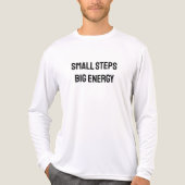 Small steps. Big energy Tri-Blend Shirt (Voorkant volledig)