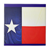 Small Texas Flag Ceramic Tile Tegeltje (Voorkant)
