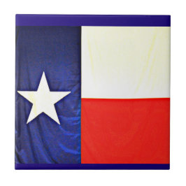 Small Texas Flag Ceramic Tile Tegeltje