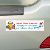 Small Town America Bumpersticker (Op auto)