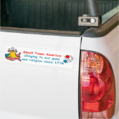 Small Town America Bumpersticker (Op Truck)
