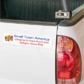 Small Town America Bumpersticker (Op Truck)