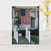 Small Town America Front Porch Kaart (Gele Bloem)