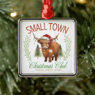 Small Town Country Club Metalen Ornament