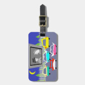 Small Town Drive-In Movie Bagagelabel (Voorkant verticaal)