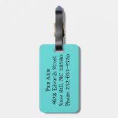 Small Town Drive-In Movie Bagagelabel (Achterkant verticaal)