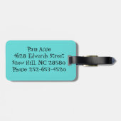 Small Town Drive-In Movie Bagagelabel (Achterkant horizontaal)