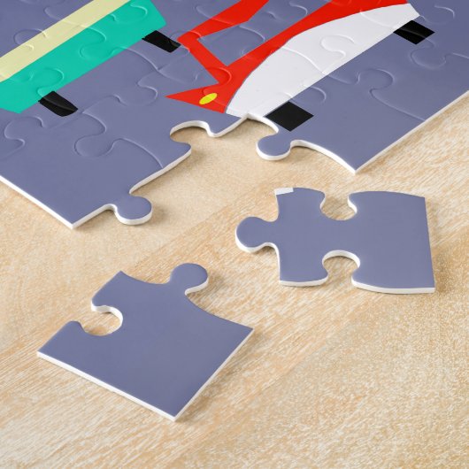 Small Town Drive-In Movie Puzzle Legpuzzel (Zijkant)