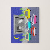 Small Town Drive-In Movie Puzzle Legpuzzel (Verticaal)