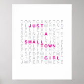 Small Town Girl Print (Voorkant)