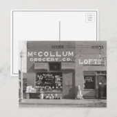 Small Town Grocery Store, 1935 Briefkaart (Voorkant / Achterkant)