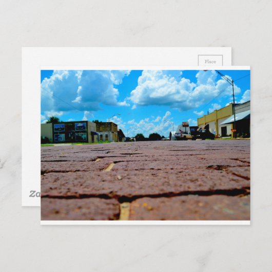 Small Town Main Street Briefkaart (Voorkant / Achterkant)