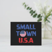 Small Town USA Americana Briefkaart (Staand voorkant)