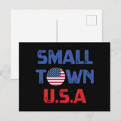 Small Town USA Americana Briefkaart (Voorkant / Achterkant)