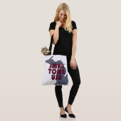 Small Town USA | Stad Michigan van de Unie Tote Bag (Op model)