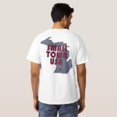 Small Town USA | Union City Michigan T-shirt (Achterkant volledig)