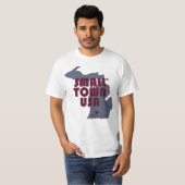 Small Town USA | Union City Michigan T-shirt (Voorkant volledig)
