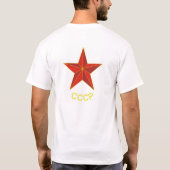 Small USSR Emblem en Red Star T-shirt (Achterkant)