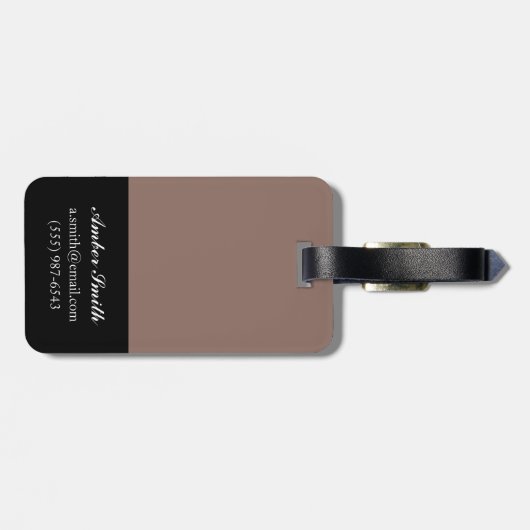 Small Vietnam back uitzicht Bagagelabel (Achterkant horizontaal)