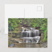 Small Waterfall, Buttermilk Herfst State Park, NY Briefkaart (Voorkant / Achterkant)