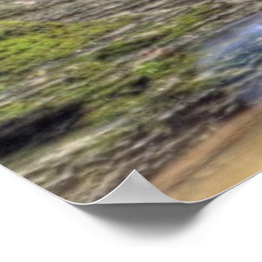 Small Waterfall, Buttermilk Herfst State Park, NY Poster (Hoek)