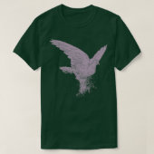 Small White Peace Dove Pocket Dispersion Effect 1 T-shirt (Design voorkant)
