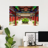 Small Wild Goose Temple, China Poster (Thuiskantoor)