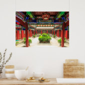 Small Wild Goose Temple, China Poster (Keuken)