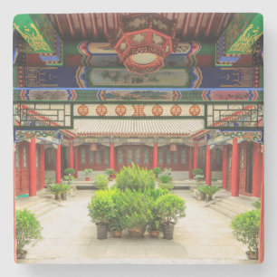 Small Wild Goose Temple, China Stenen Onderzetter